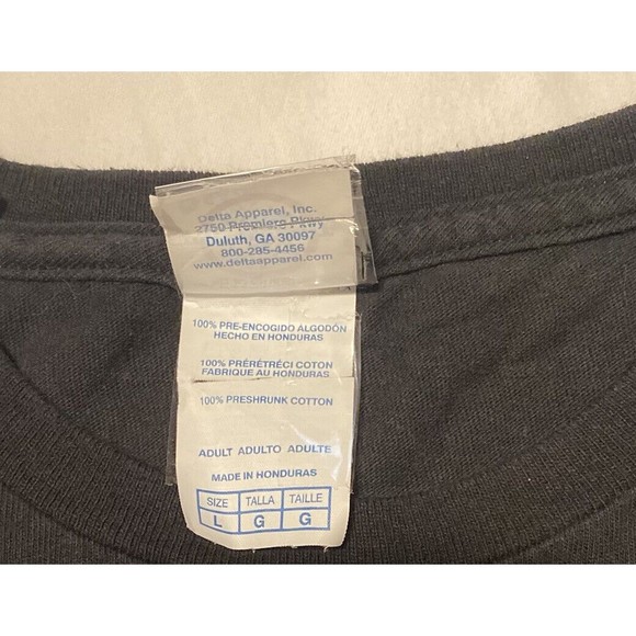 BLACK & WHITE I'M JUST HERE FOR THE FOOD MENS T-SHIRT SIZE LARGE GRAPHIC TEE FUN - Picture 6 of 13